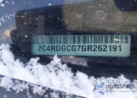 2016 Dodge Grand Caravan Sxt z USA, uszkodzony, nr VIN 2C4RDGCG7GR262191